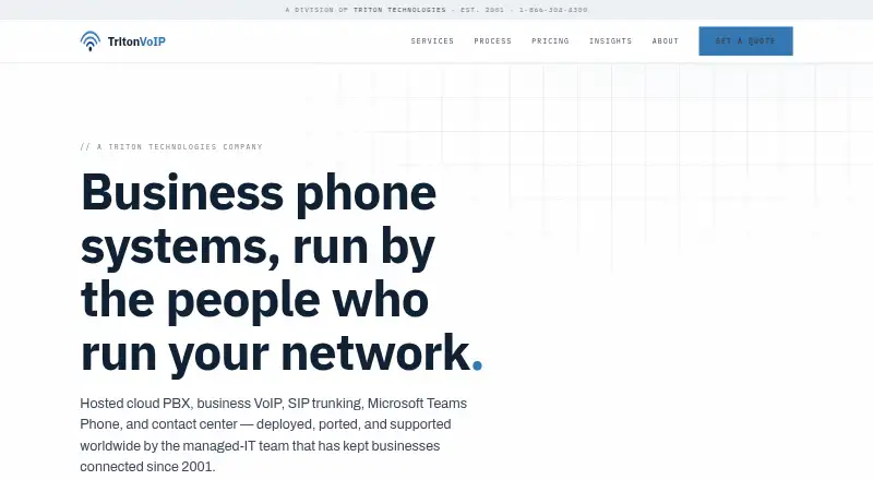 Triton VoIP screenshot
