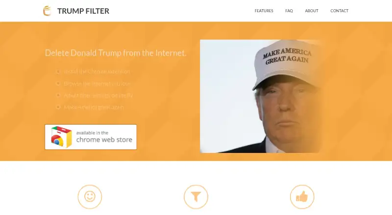 Trump Filter screenshot