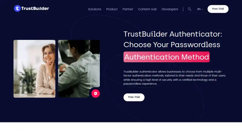 TrustBuilder Authenticator screenshot
