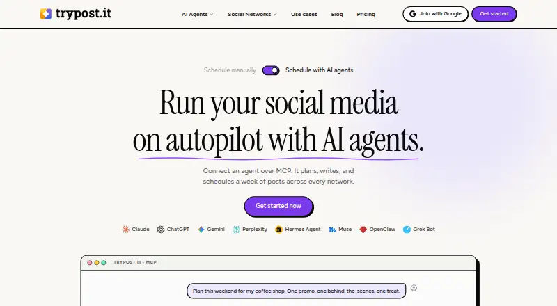 TryPost screenshot