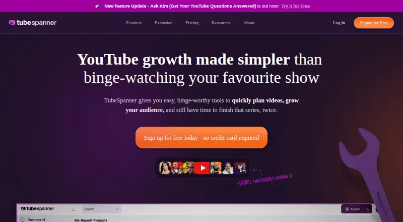 TubeSpanner screenshot
