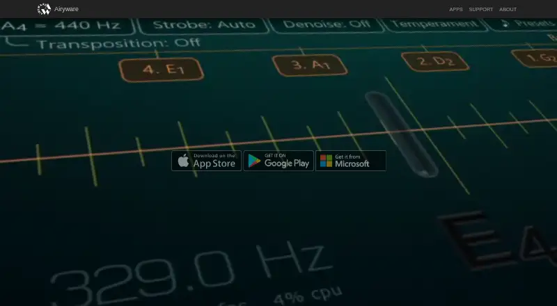 Airyware Tuner screenshot