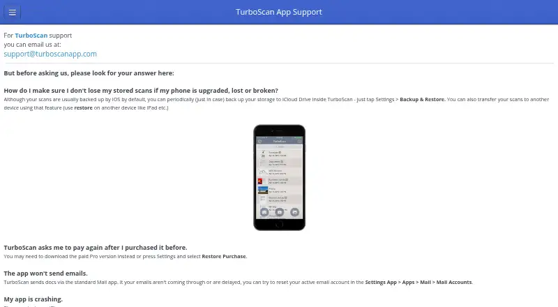 TurboScan screenshot