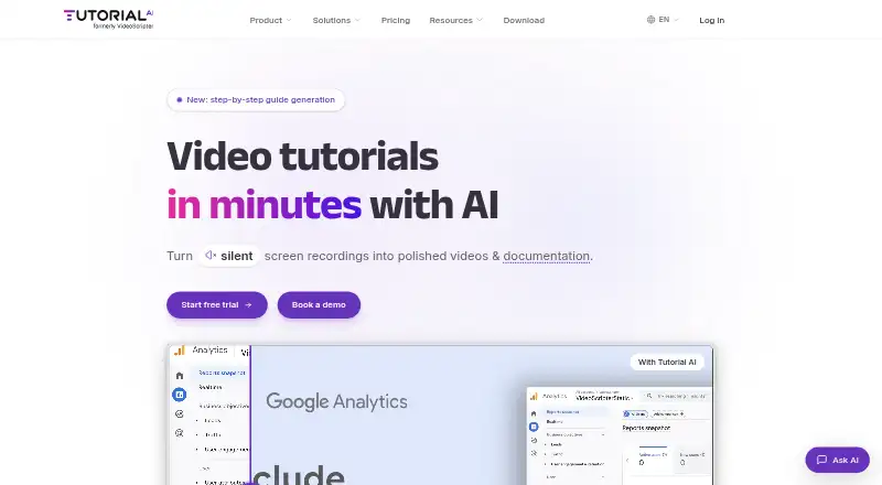 Tutorial AI screenshot