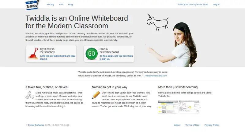 Twiddla screenshot