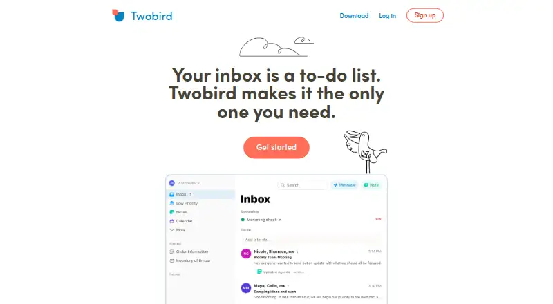 Twobird screenshot
