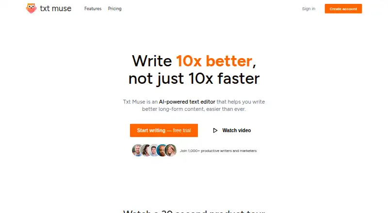 Txt Muse screenshot