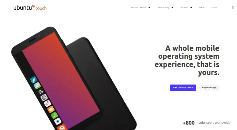 Ubuntu Touch screenshot