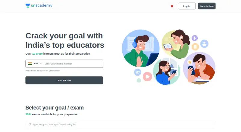 Unacademy screenshot