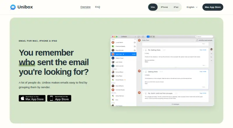 Unibox screenshot