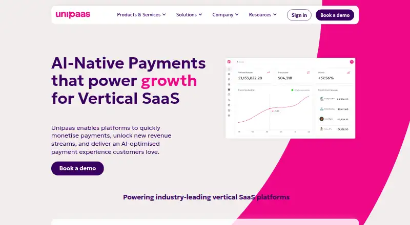 Unipaas screenshot