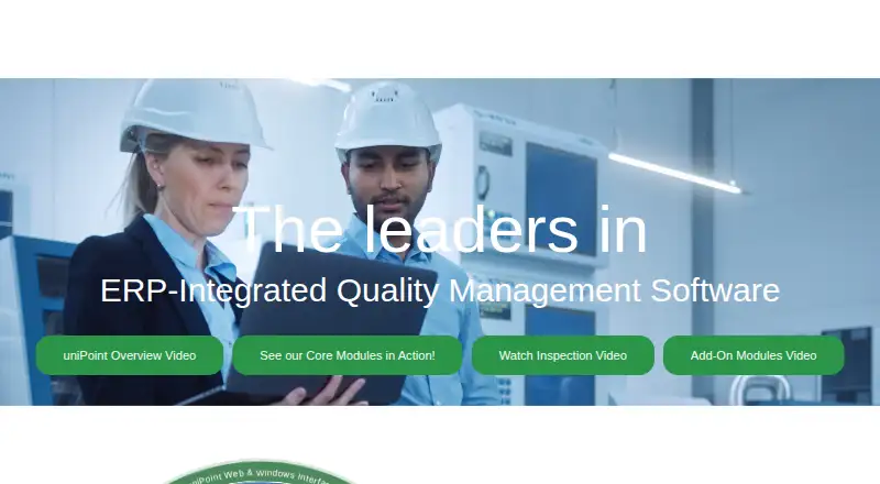 uniPoint QMS screenshot
