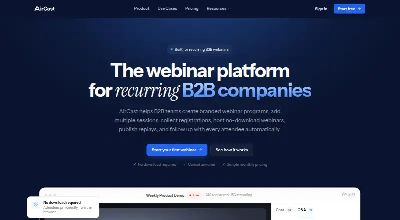 AirCast screenshot