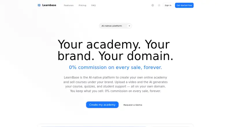 LearnBase screenshot