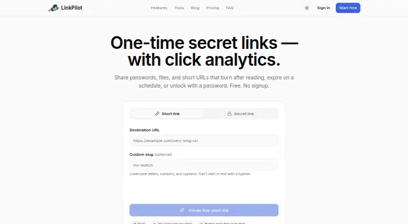 LinkPilot screenshot