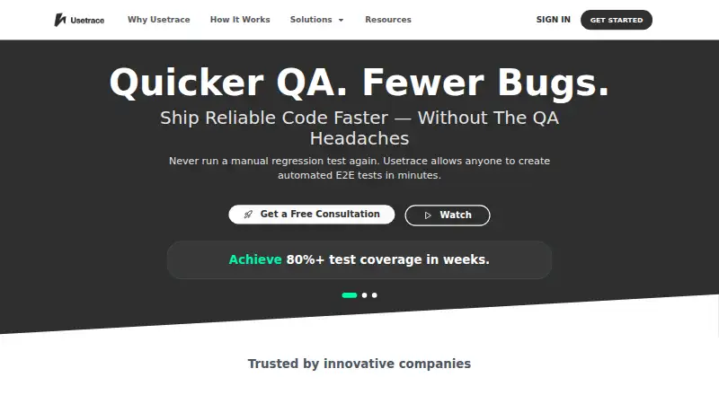 Usetrace screenshot