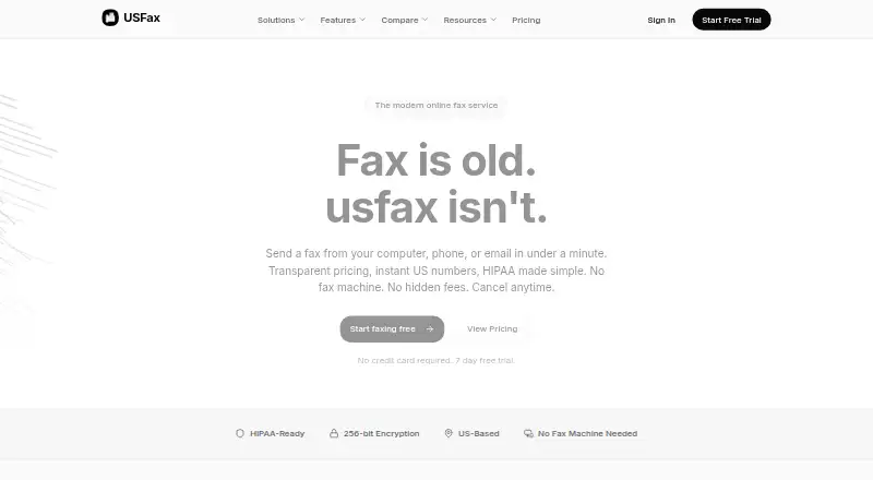 USFax screenshot