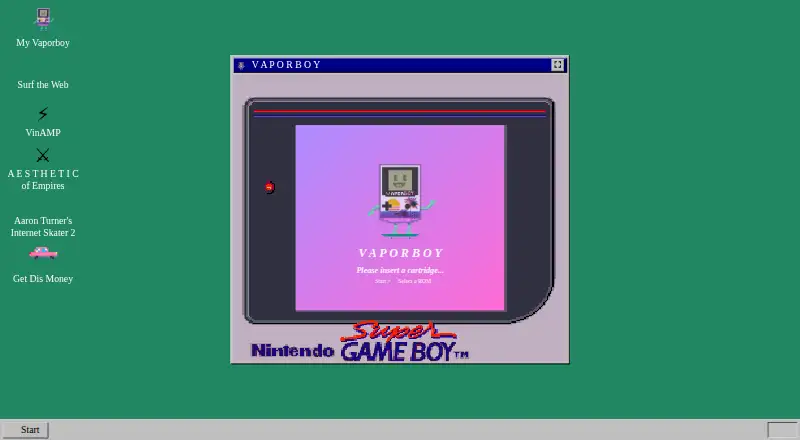 VaporBoy screenshot