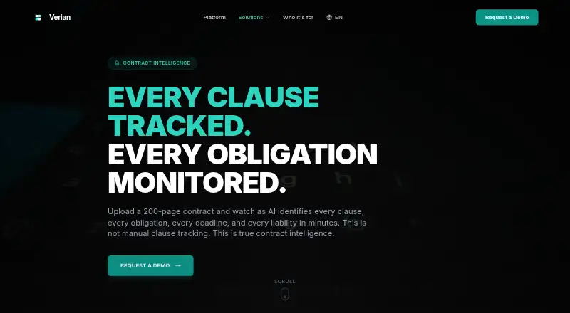 Verian Contracts screenshot