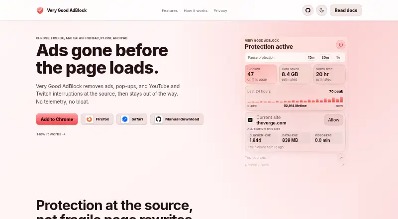 Very Good AdBlock screenshot