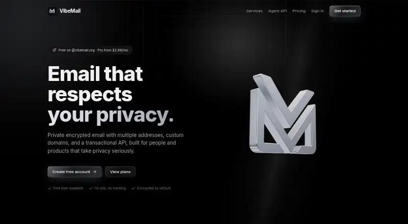 VibeMail screenshot