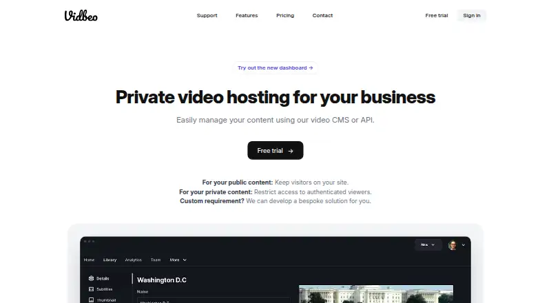 Vidbeo screenshot