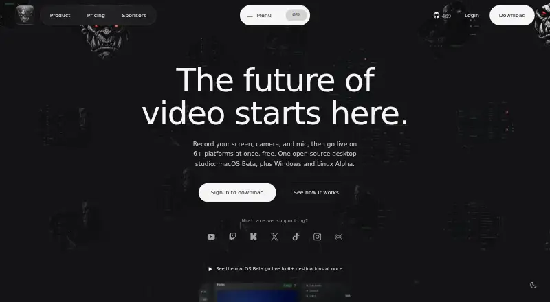 Videorc screenshot