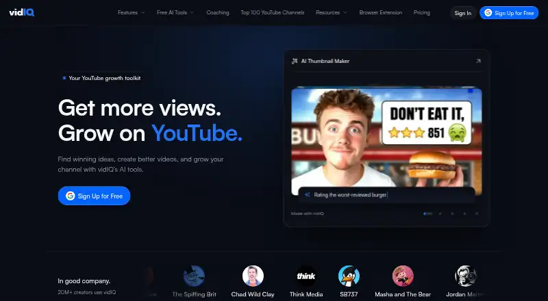 vidIQ screenshot