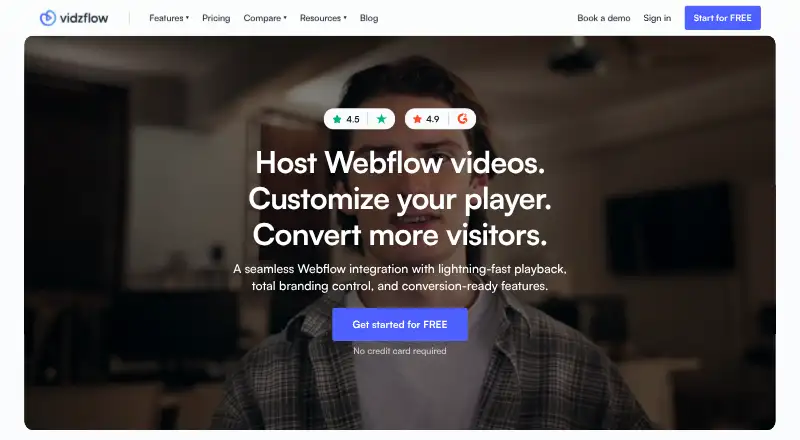 Vidzflow screenshot