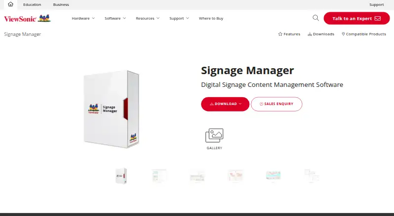 ViewSonic Signage Manager screenshot