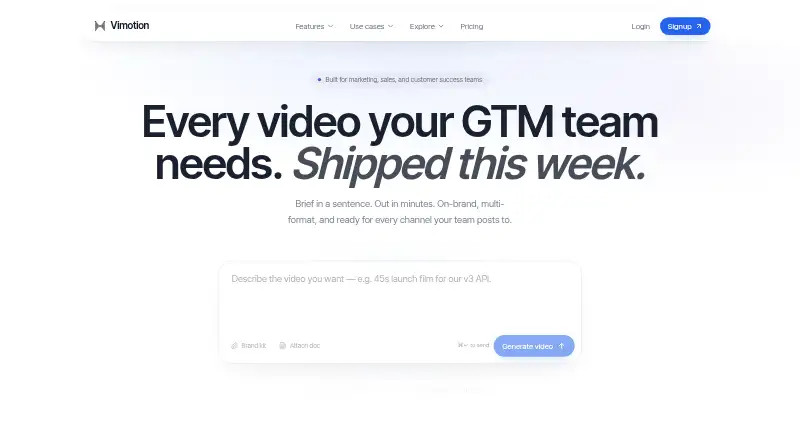 Vimotion screenshot