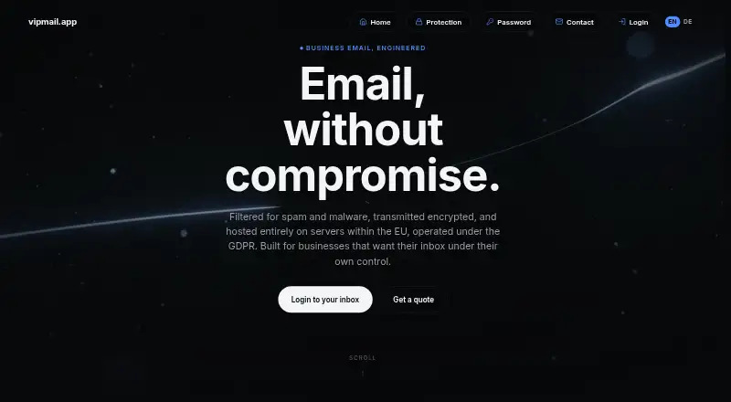vipmail.app screenshot