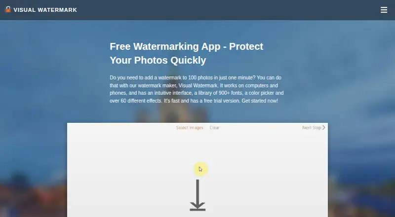 Visual Watermark screenshot