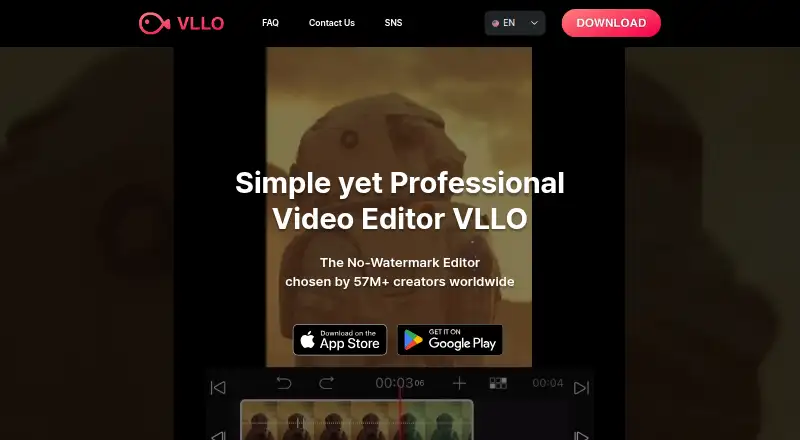 VLLO screenshot