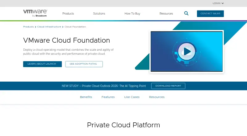 VMware Cloud Foundation Automation screenshot