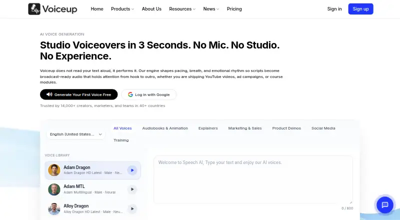 VoiceUp screenshot