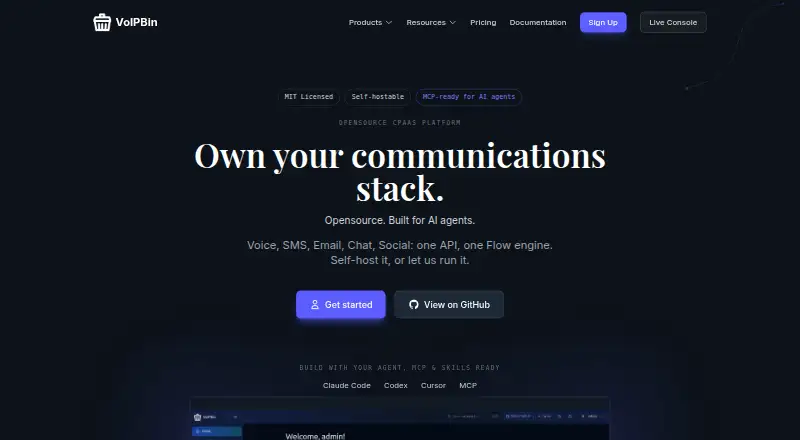 VoIPBin screenshot