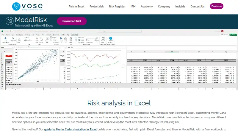 ModelRisk screenshot