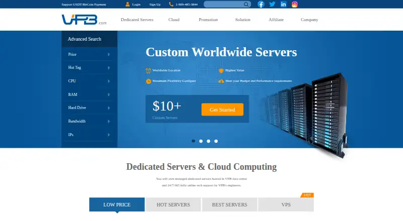 VPB.COM screenshot