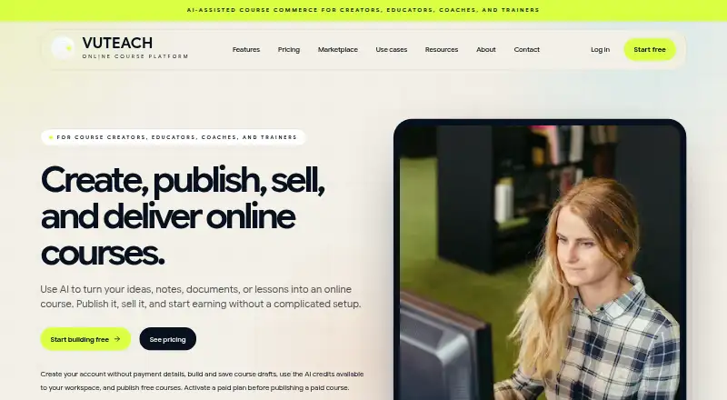 Vuteach screenshot