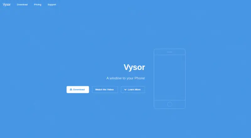 Vysor screenshot