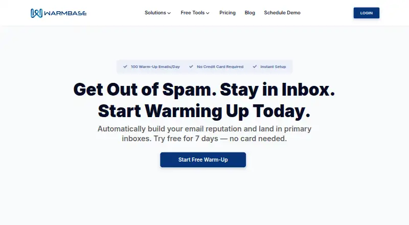 Warmbase screenshot