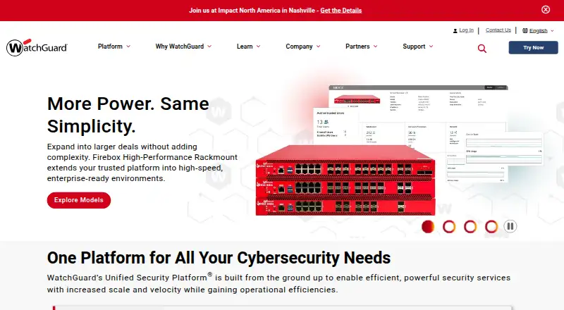 WatchGuard FireCloud screenshot