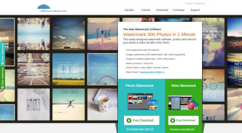 Watermark Software screenshot