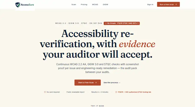 AccessSure screenshot