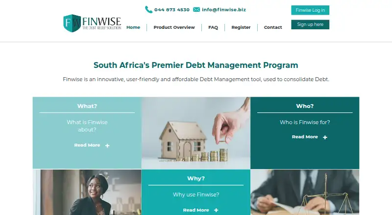 Finwise screenshot