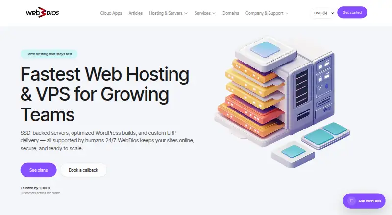 WebDios screenshot