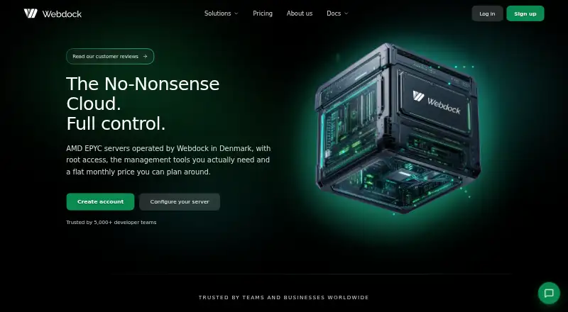 Webdock screenshot