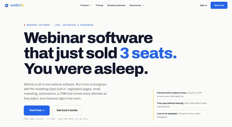 Webinly screenshot