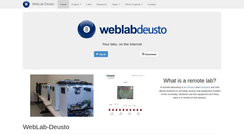 WebLab-Deusto screenshot
